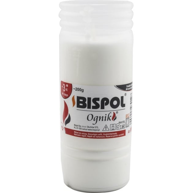 Bispol svíčka hřbitovní OGNIK WP3 3-dní 200g