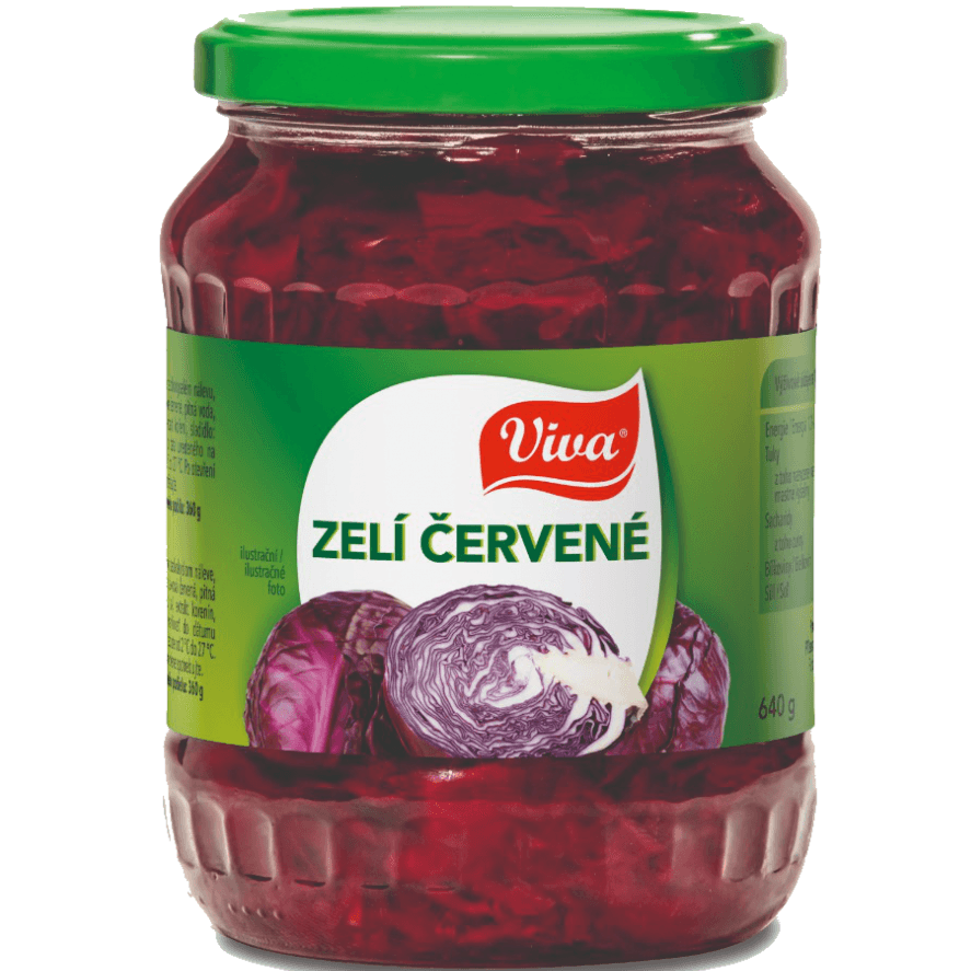 Viva Zelí červené 640g