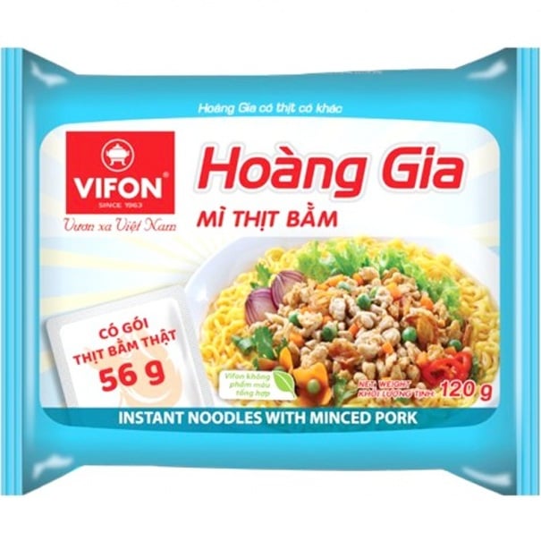 Vifon Hoang Gia Mi Thit Bam 120g (430 Kč/krt)