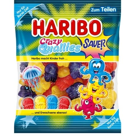 Haribo DE Crazy Quallies Sauer 160g