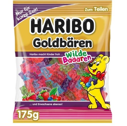 Haribo DE Goldbaren Wilde Baaaren 175g