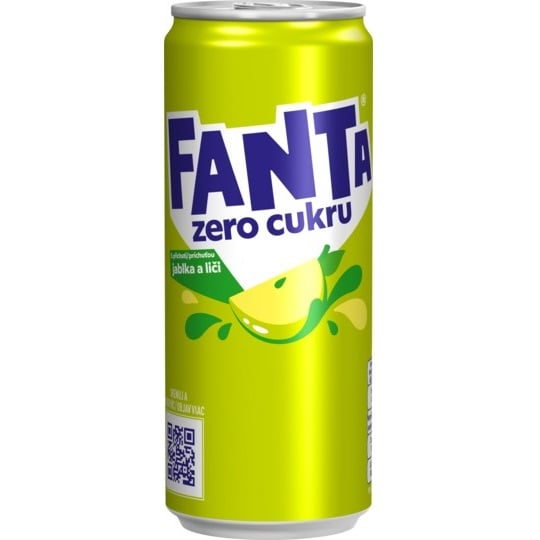 Fanta 330ml Apple & Lychee Zero CZ