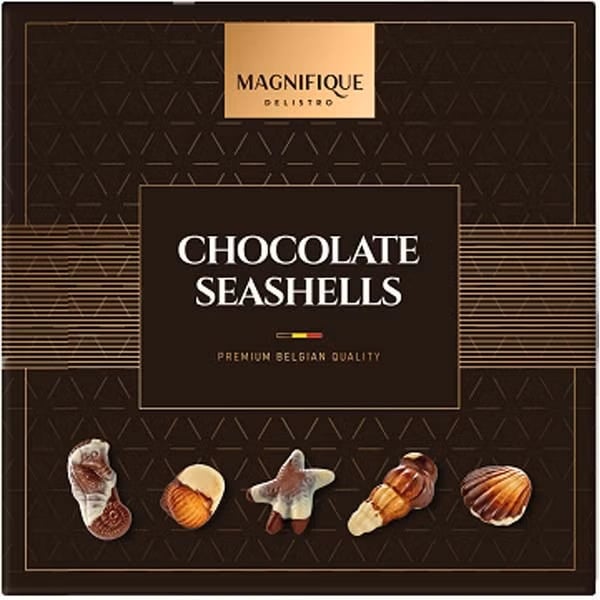 Magnifique 195g Chocolate Seashells