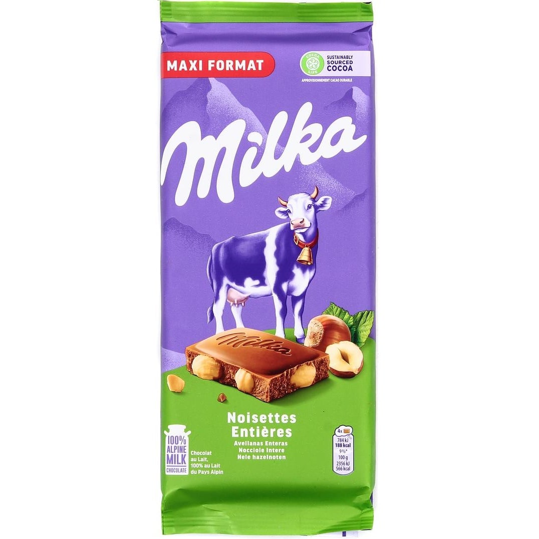 Milka 200g Noisettes Entières
