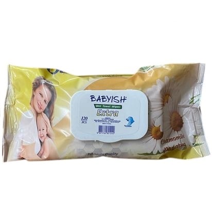 Ubrousky BABYISH 120ks Chamomile (15)