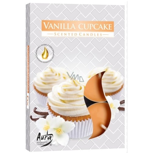 Bispol čajové svíčky 6ks Vanilla Cupcake
