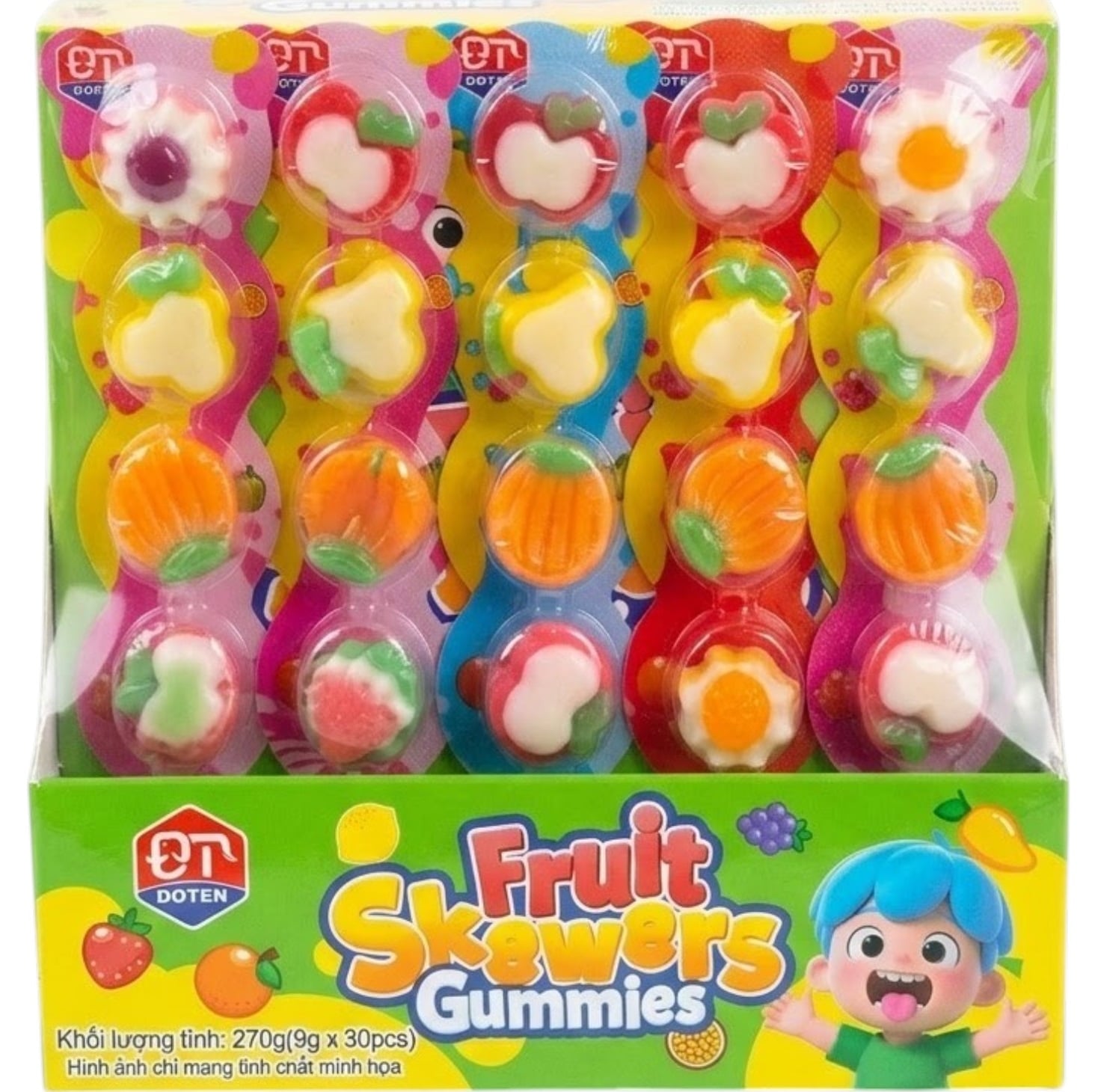 Fruit Skewers Gummies 9g