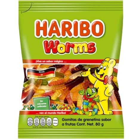 Haribo DE 80g Worms