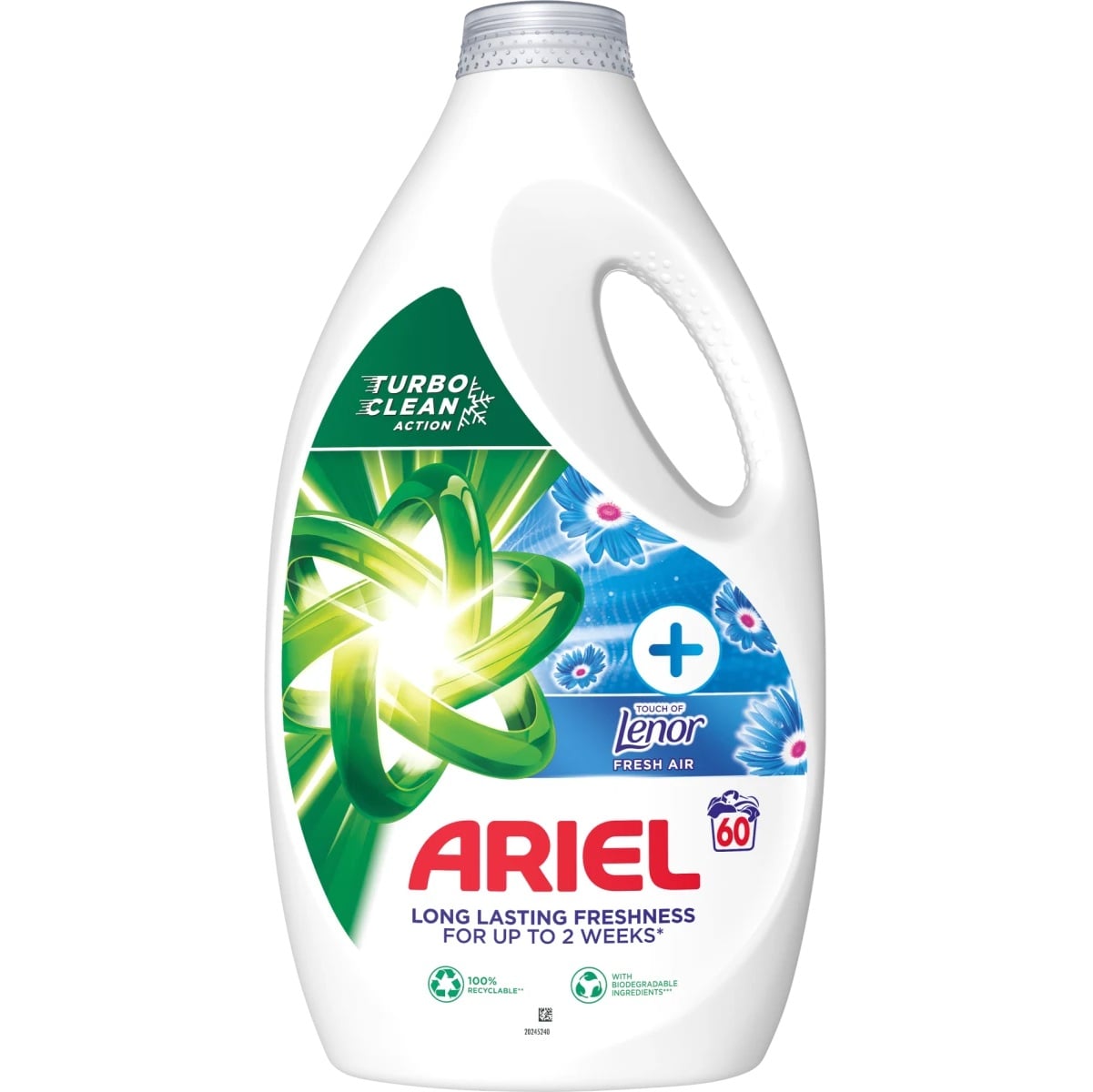 Ariel Gel 3L Touch Of Lenor Fresh Air 60 PD