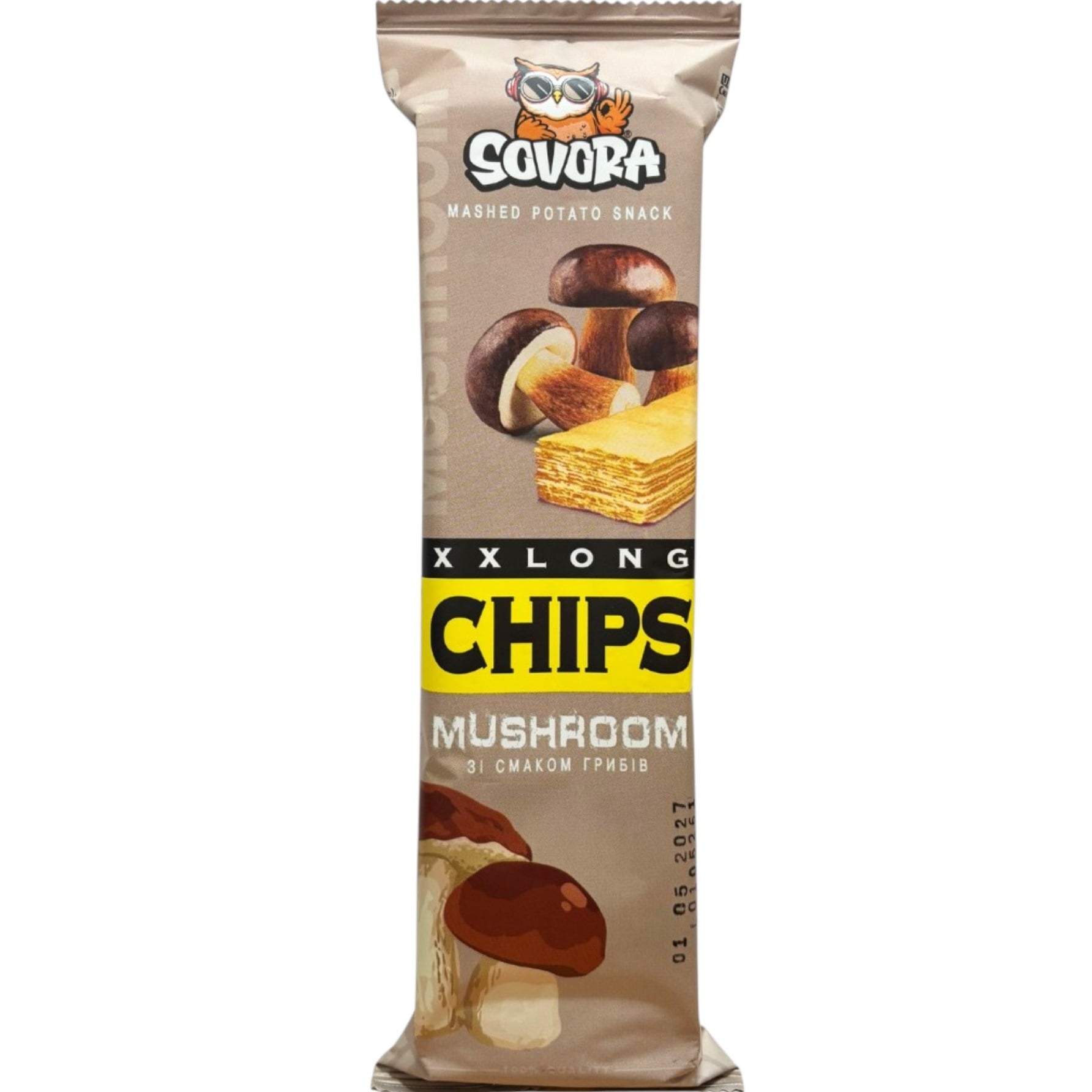 SOVORA XX Long Chips 70g Mushroom