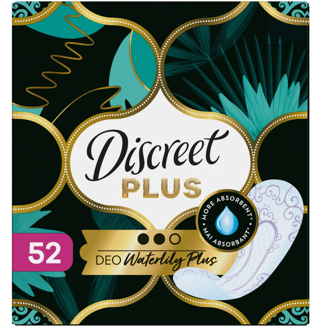 Vložky Discreet Slip Waterlily Plus 52ks