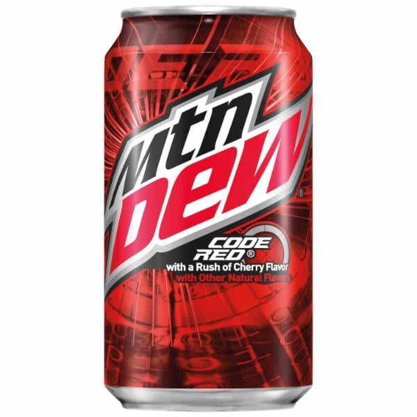 Mountain Dew 355ml Code Red - Cherry