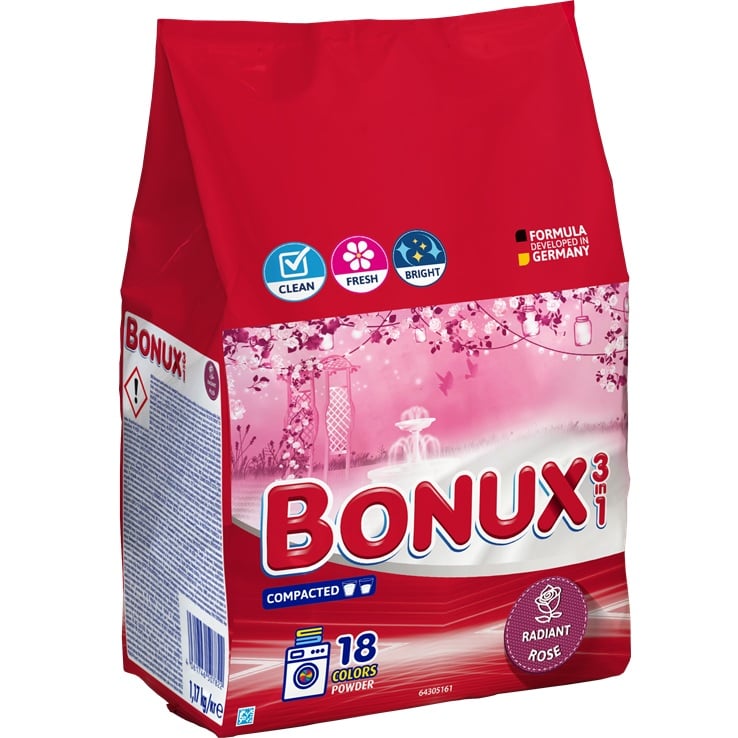 Bonux prášek 1,17kg Radiant Rose