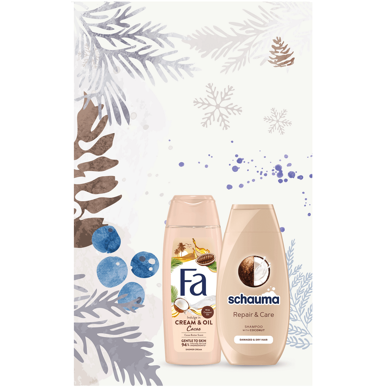 Fa Dárková sada+Schauma Cacao + Repair & Care