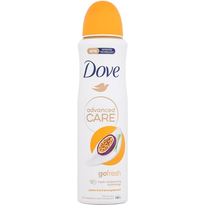 Dove Deo 150ml F Passion Fruit & Lemongrass Scent