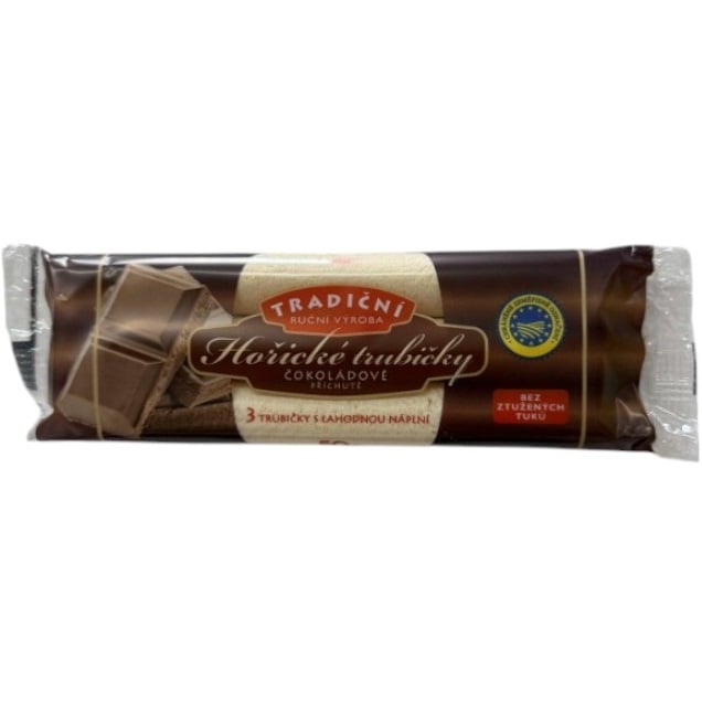 Hořické trubičky Čokoládové 50g
