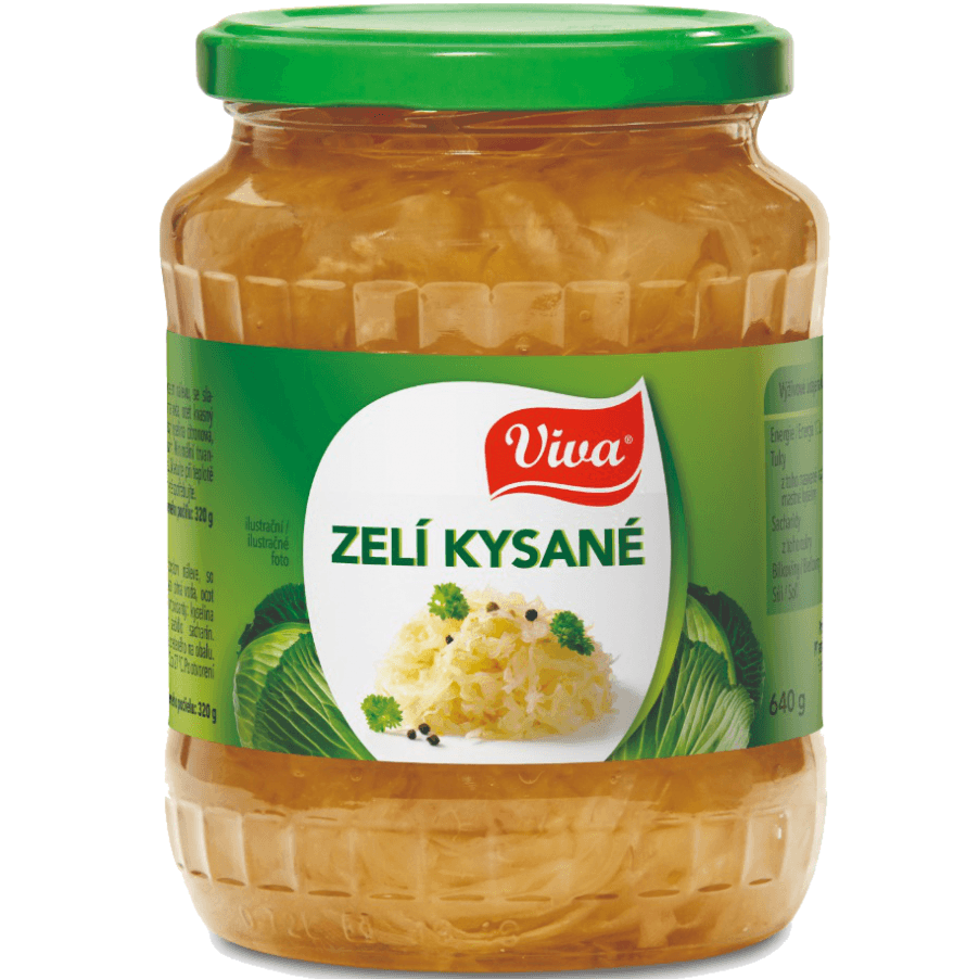 Viva Zelí kysané 640g