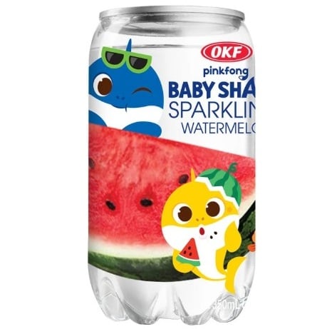 OKF Sparkling Baby Shark 350ml Watermelon