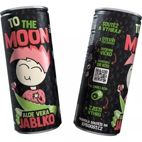 To The Moon Aloe Vera 250ml Jablko