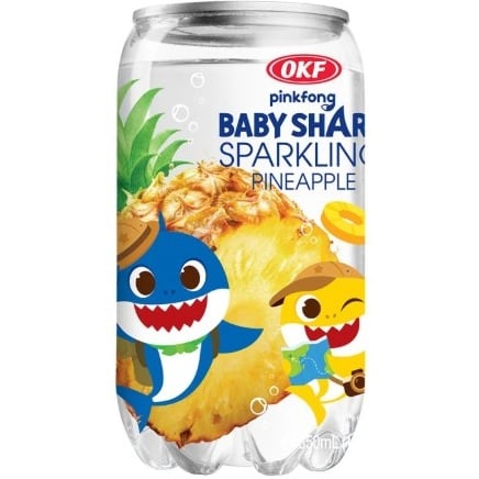 OKF Sparkling Baby Shark 350ml Pineapple