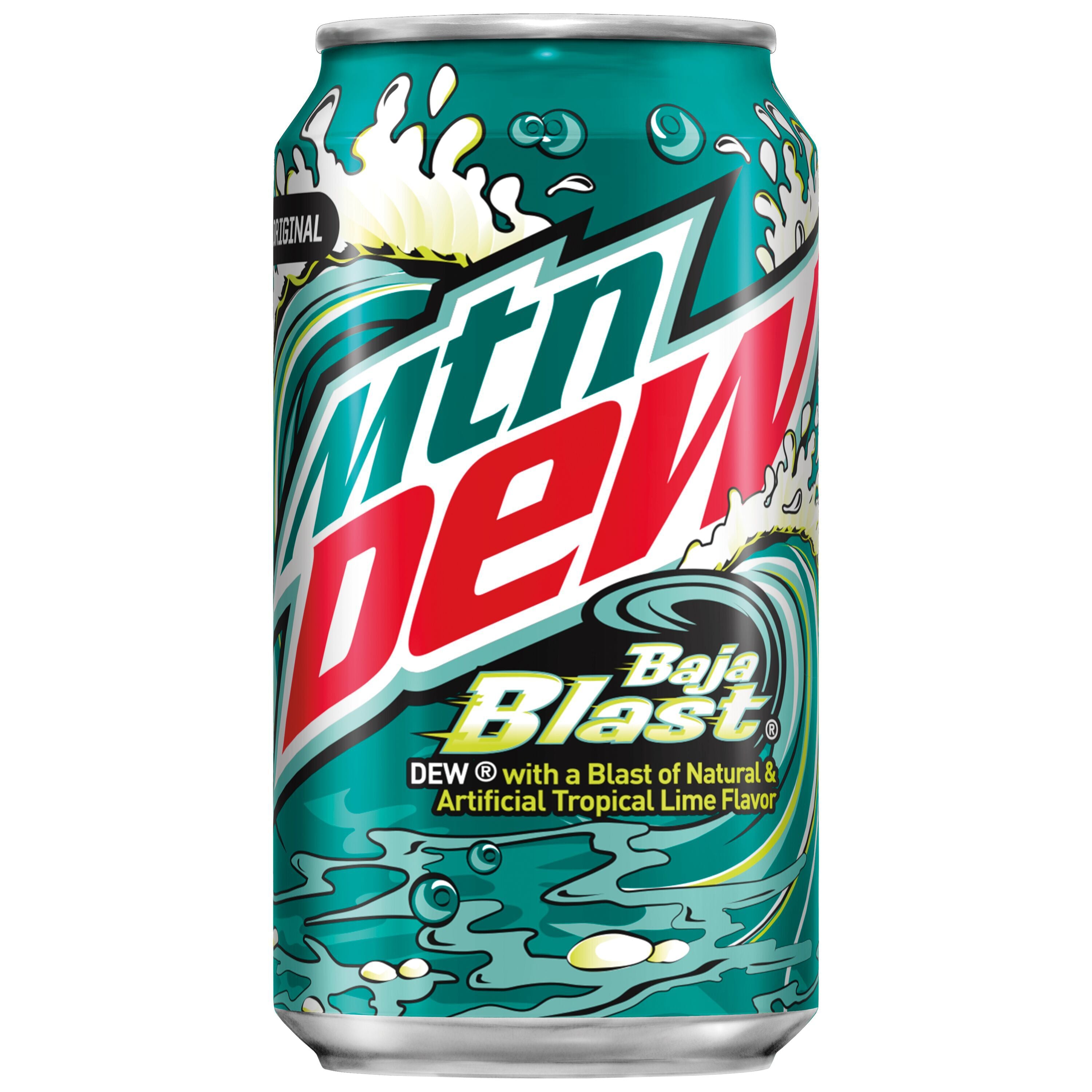 Mountain Dew 355ml Baja Blast - Tropical Lime