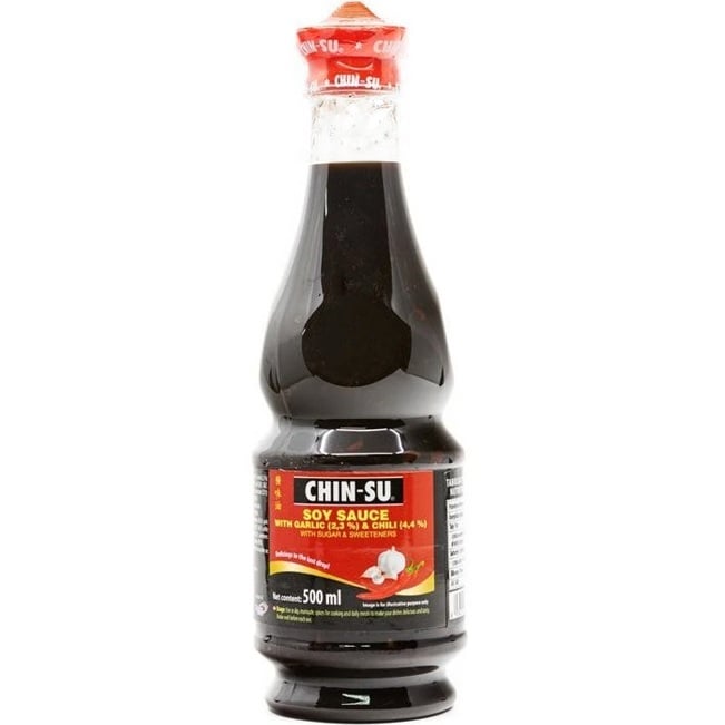 Chinsu sójová omáčka 500ml Chilli česnek