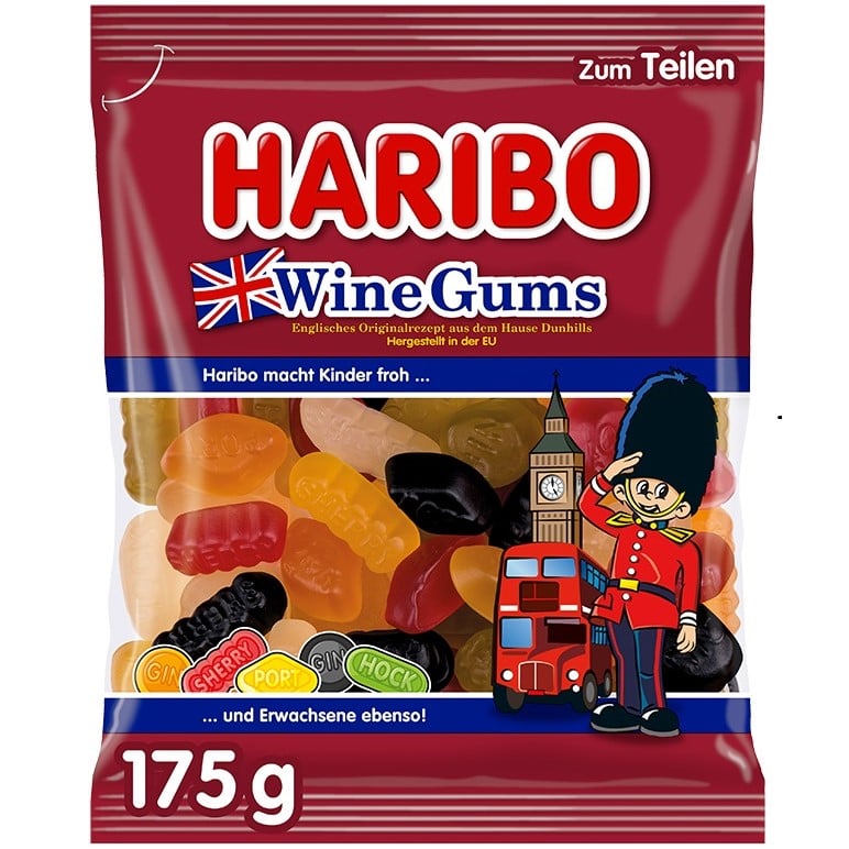 Haribo DE Wine Gum 175g