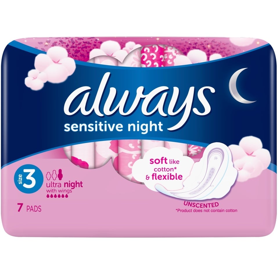 Vložky ALWAYS Ultra Sensitive Night 7ks (24)
