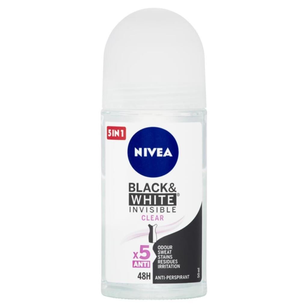 Nivea Roll on 50ml F B&W Clear