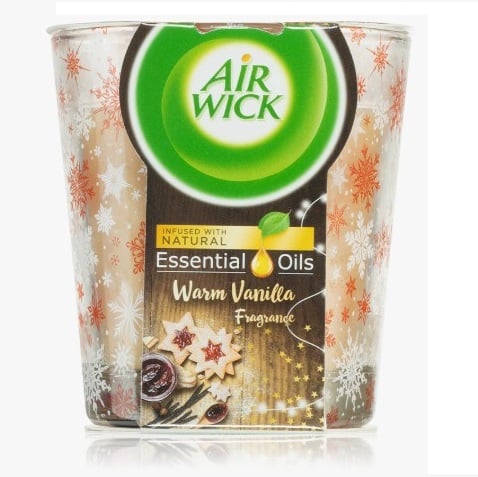 Air Wick svíčka 105g EO Warm Vanilla