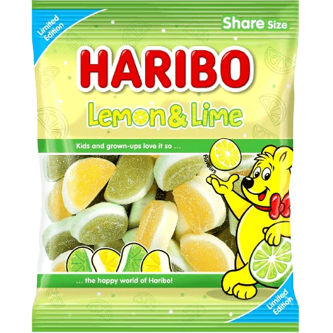Haribo DE Lemon & Lime 160g
