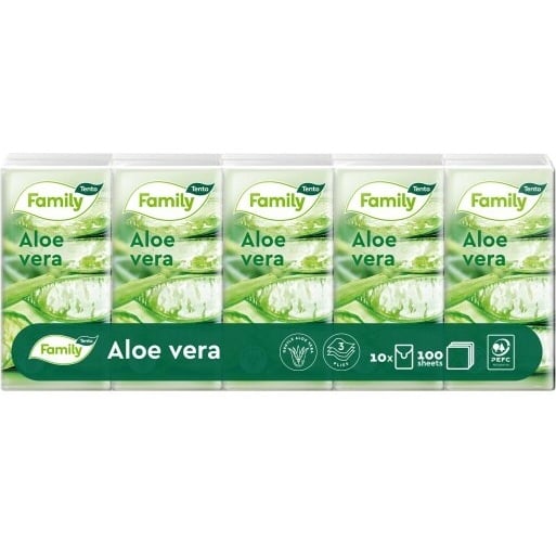 Kapesníky TENTO 10x10 3l Aloe Vera