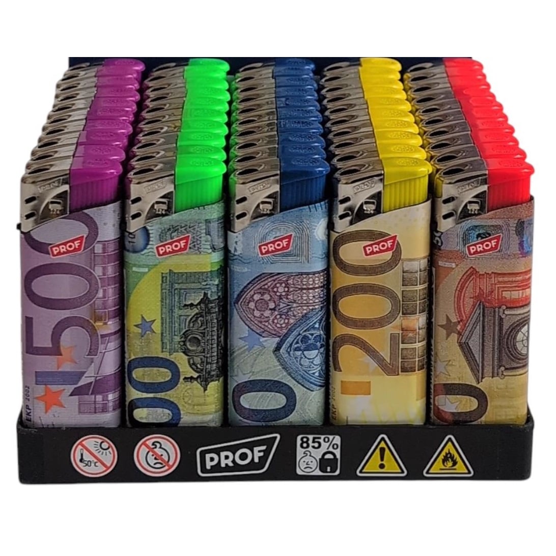 Zapalovač škrtací 50ks Money