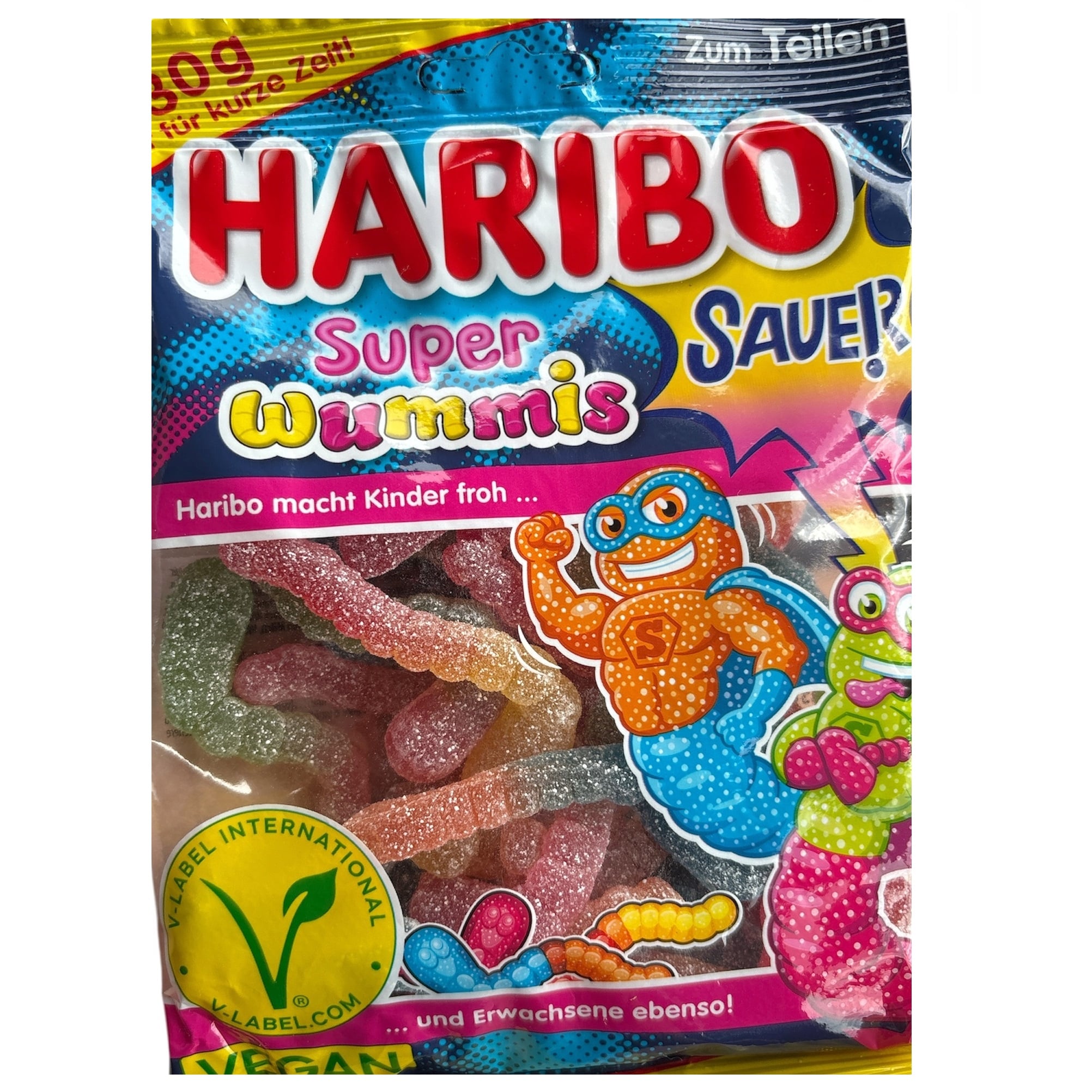 Haribo DE Supper Wummis 205g