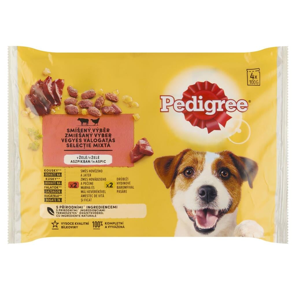 Pedigree 4x100g Hovězí a Drůbeží