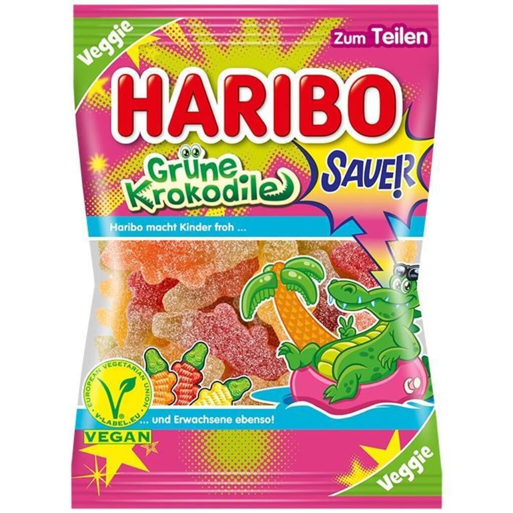 Haribo DE Grune Krokodile 175g