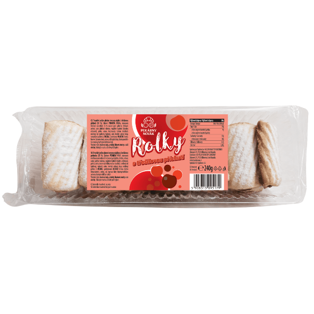 Pekárny Novák rolky 240g Třešňové