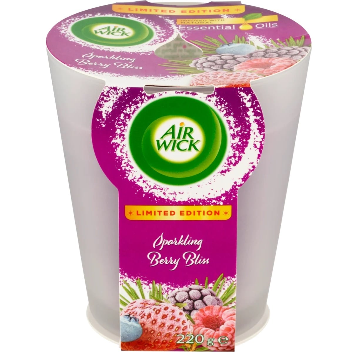 Air Wick svíčka 220g LE Sparkling Berry Bliss