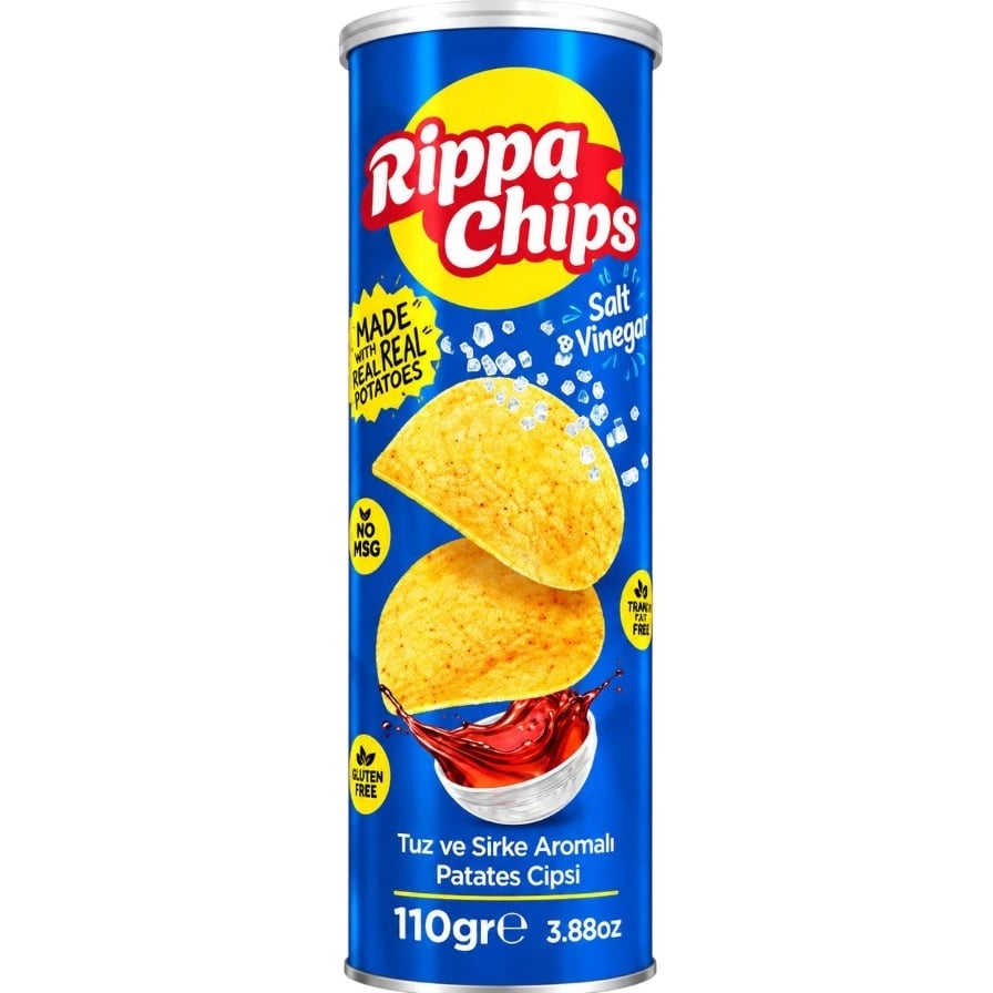 Rippa Chips 110g Salt & Vinegar