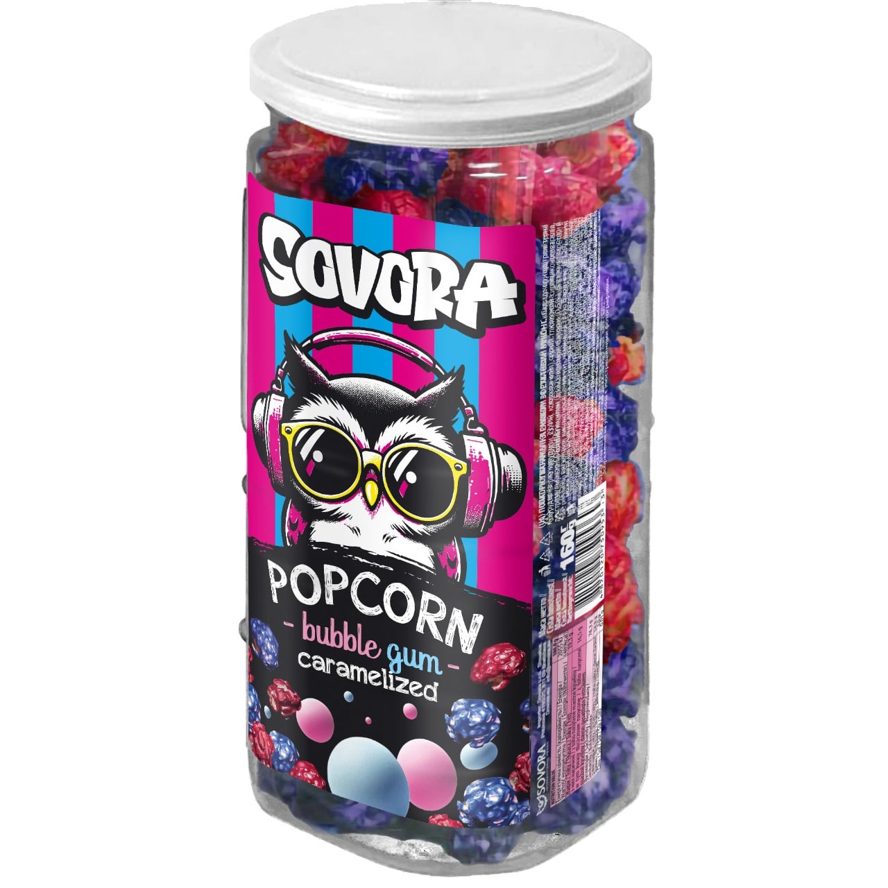 SOVORA Popcorn 160g Bubble Gum