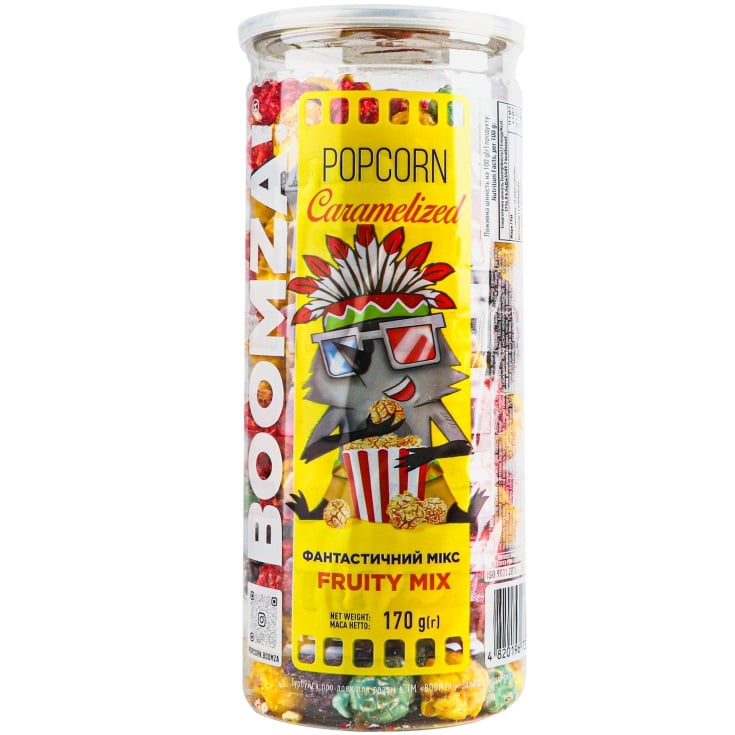 Boomza Popcorn 170g Fruity Mix