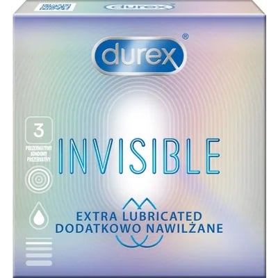 DUREX 3ks Invisible Extra Lubricated