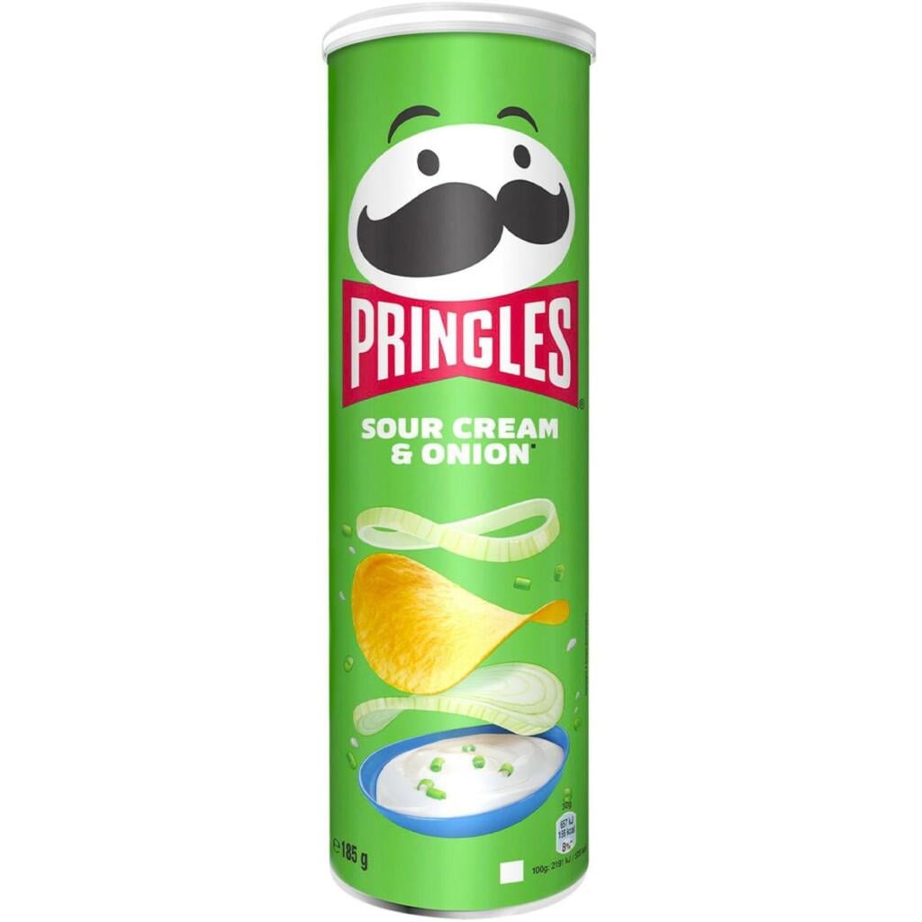 Pringles 185g Sour Cream & Onion