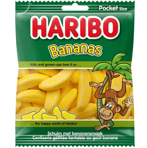 Haribo DE 70g Bananas