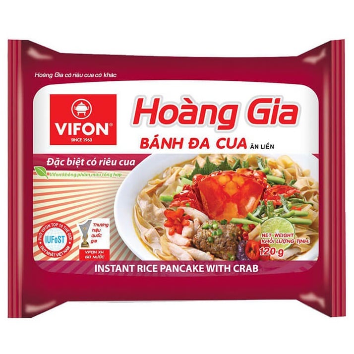 Vifon Hoang Gia Banh Da Cua 120g (430 Kč/krt)