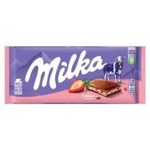 Milka Strawberry 100g (HSD 10.10.2026)