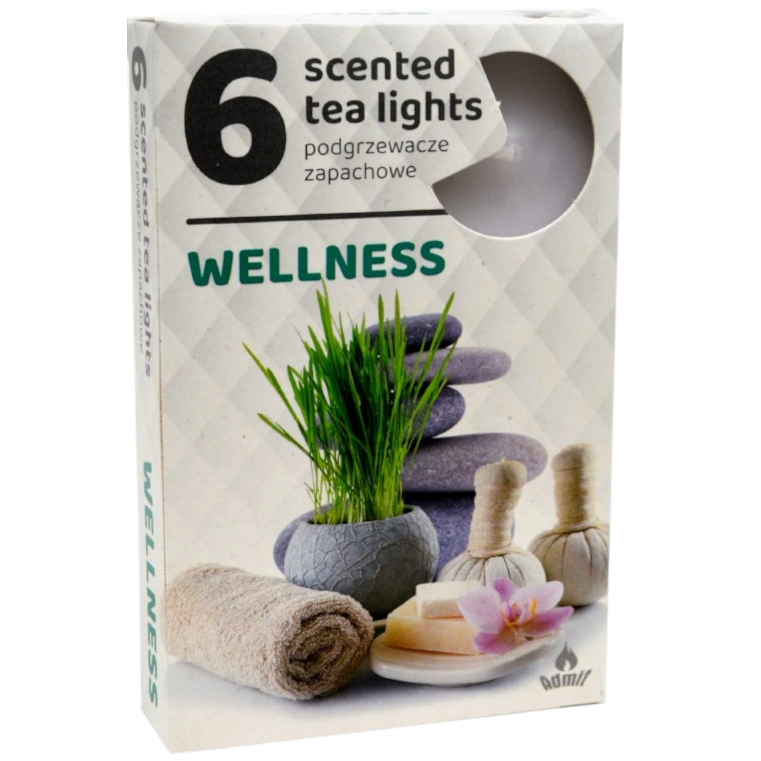 Admit Tea Lights 6ks Wellness