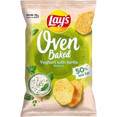 Lays 110g Oven Baked - Yogurt with herbs