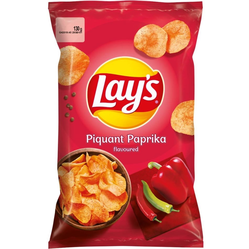 Lays 130g Piquant Paprika