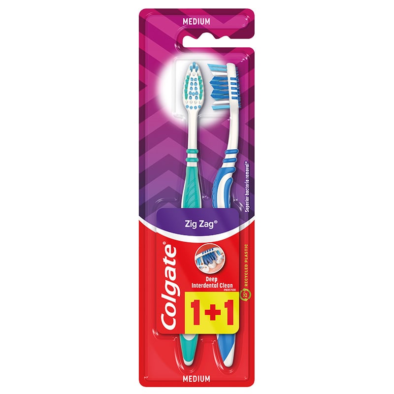 Kartáček COLGATE 2ks Zig Zag
